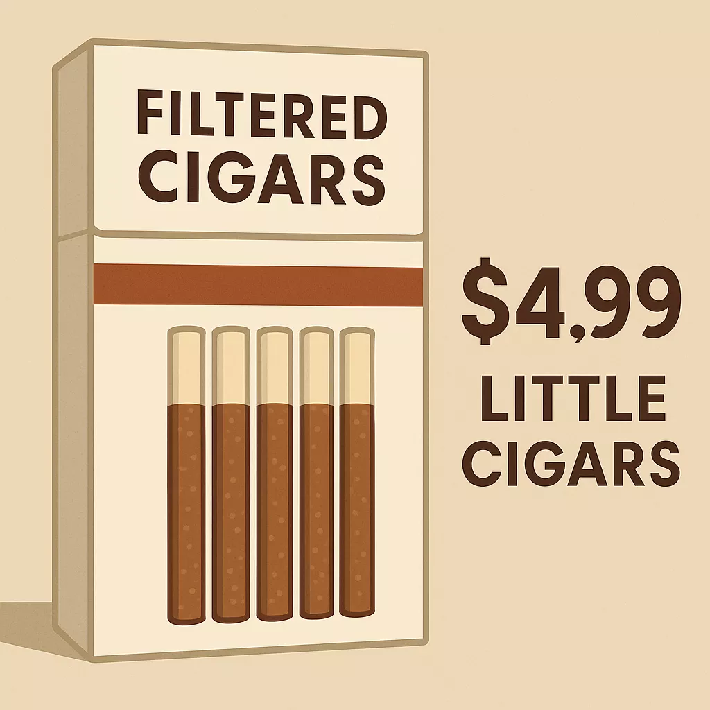 filtered cigars price